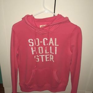 Hollister pink sweat shirt